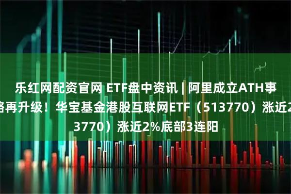 乐红网配资官网 ETF盘中资讯 | 阿里成立ATH事业群，AI战略再升级！华宝基金港股互联网ETF（513770）涨近2%底部3连阳