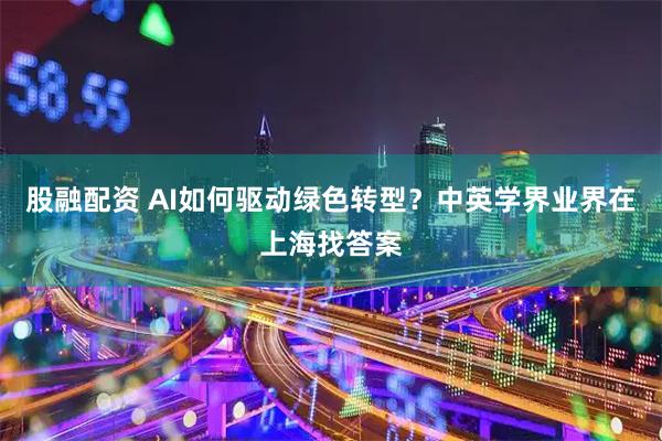 股融配资 AI如何驱动绿色转型？中英学界业界在上海找答案